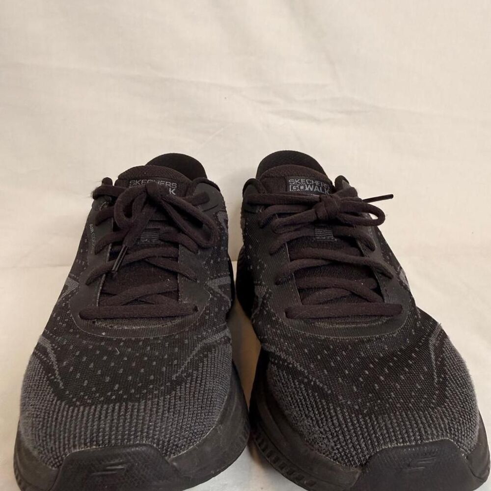 Pair of black Skechers Go Walk athletic walking shoes